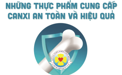 Những thực phẩm cung cấp canxi an toàn và hiệu quả